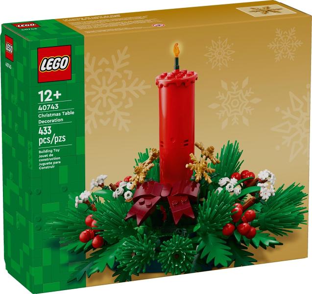 Lego Holiday and Event set 40743 Kersttafeldecoratie, Overige thema's, Lego, Nieuw, Ophalen of Verzenden
