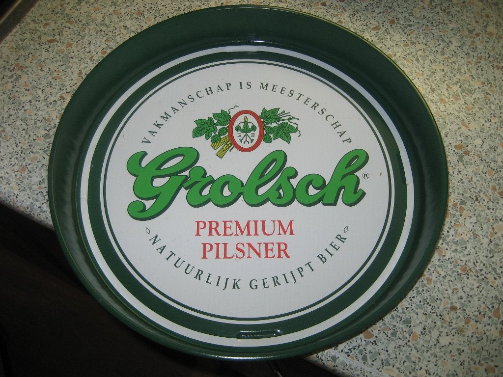 Grolsch Dienblad 33 cm nieuw!, Verzamelen, Ophalen of Verzenden, Nieuw, Overige typen, Grolsch