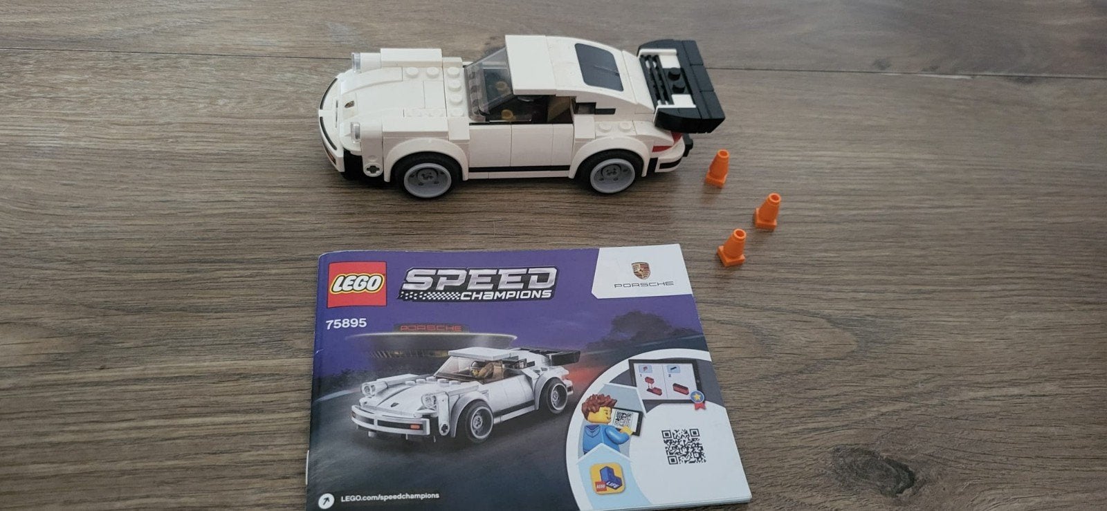 Lego Speed Champions 75895 Porsche 911 Turbo 3.0, Ophalen, Compleet, Lego, Speed Champions