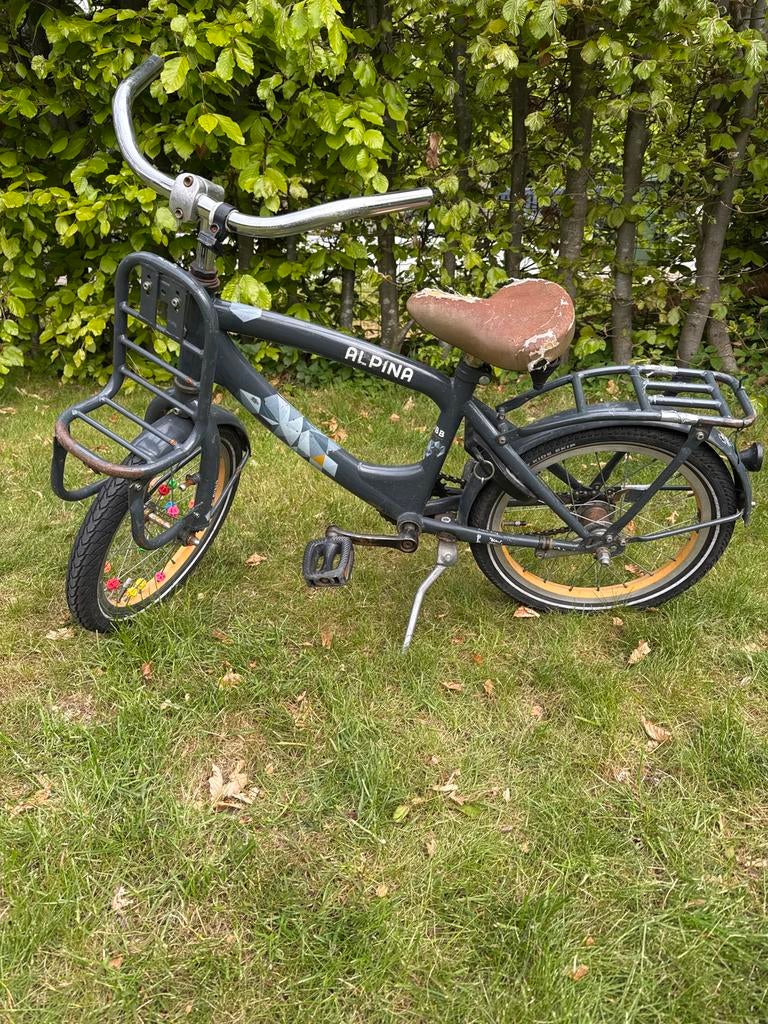 Alpina kinderfiets 15 inch - opknappertje, Ophalen, Gebruikt, Minder dan 16 inch