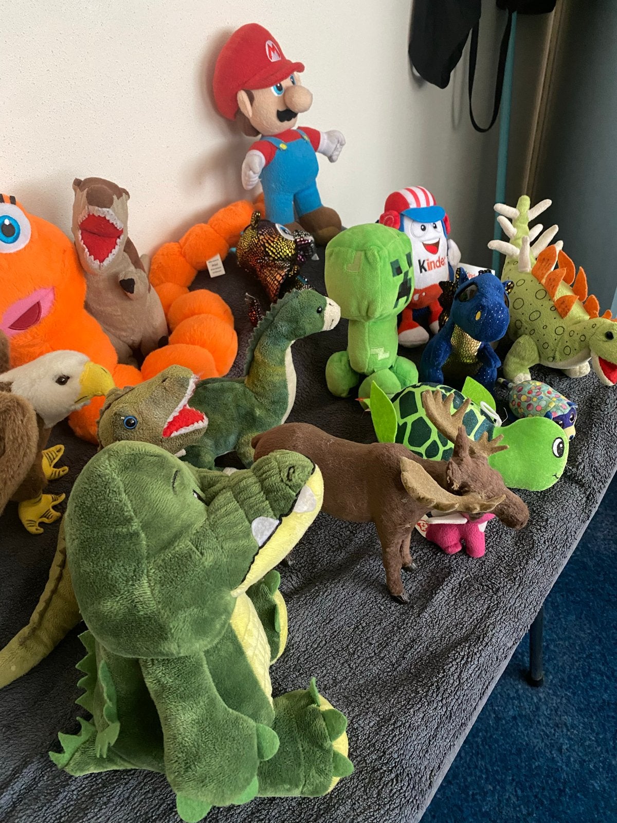 Grote collectie knuffels: Mario, Kinder, Minecraft en meer, Gebruikt, Nintendo, Middelgroot (20 tot 80 cm), Dinosaurus