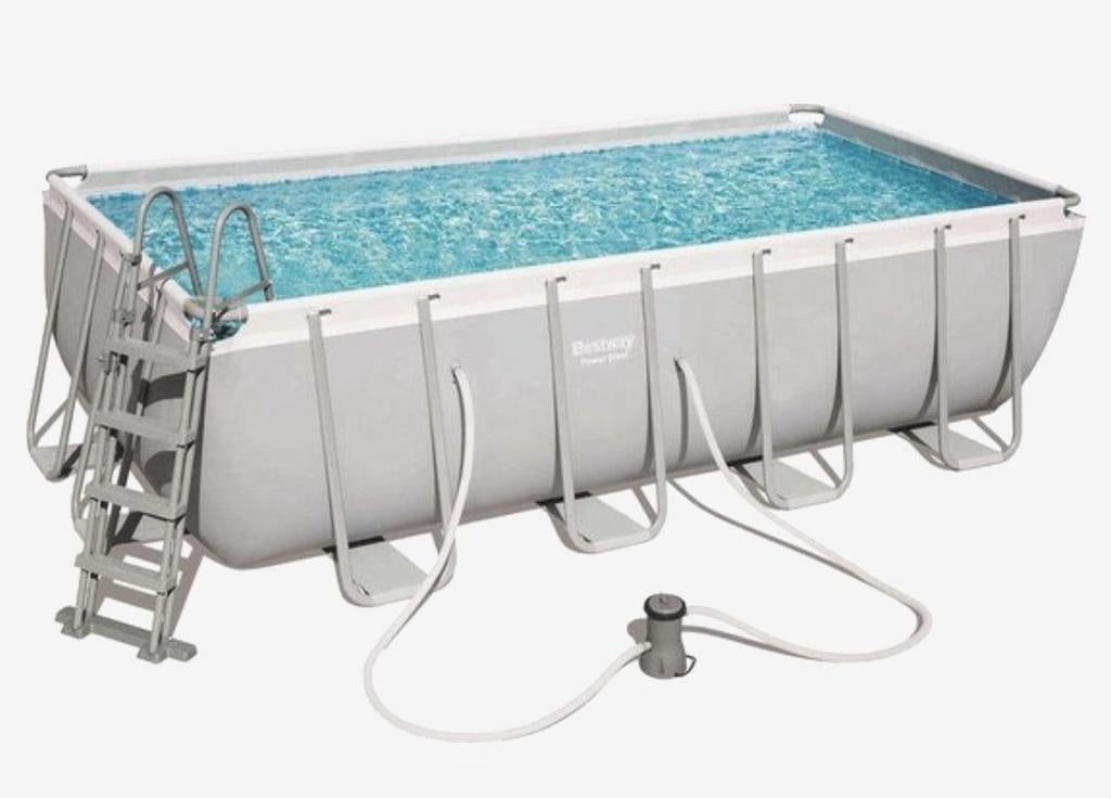 Bestway powersteel zwembad 422x201x122, Tuin en Terras, Zwembaden, 200 tot 300 cm, Zo goed als nieuw, Rechthoekig, Ophalen