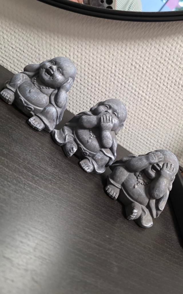 Buddha beeldjes 3 voor €6.00, Ophalen of Verzenden, Zo goed als nieuw