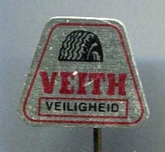 VEITH veiligheid blik banden speldje ( H_131a), Verzamelen, Verzenden, Zo goed als nieuw, Transport, Speldje of Pin
