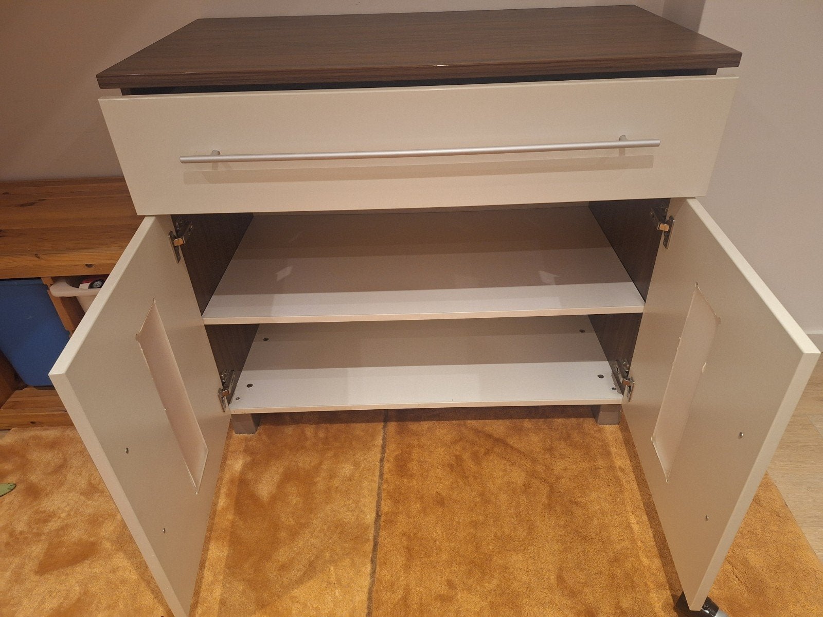 GRATIS Commode met lade en deuren - 103x90x54 cm, Ophalen, Gebruikt, Modern, Overige houtsoorten