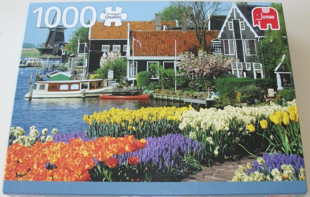 Puzzel *** ZAANSE SCHANS *** 1000 stukjes Jumbo, Hobby en Vrije tijd, Ophalen of Verzenden, 500 t/m 1500 stukjes, Zo goed als nieuw