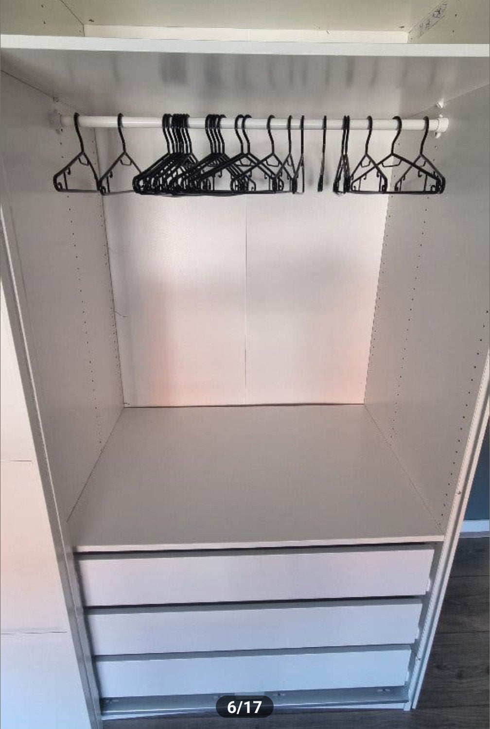 ikea pax lades komplement laden 1 meter met rails, Ophalen of Verzenden, 50 tot 75 cm, 50 tot 100 cm, Minder dan 100 cm