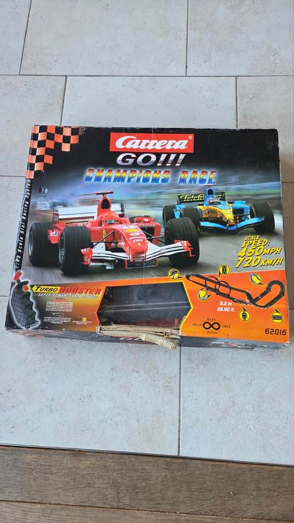 Carrera GO!!! Champions Race Racebaan - Formule 1 Racebaan, Ophalen, Carrera, Elektrisch, Racebaan
