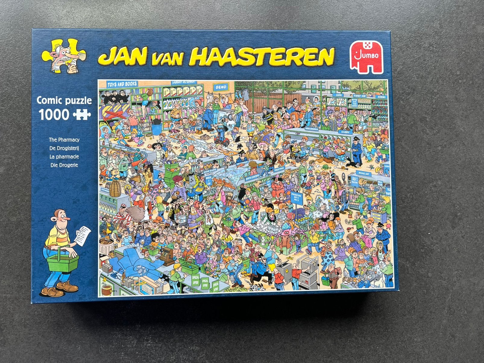 Jan van Haasteren puzzel1000 stukjes, Hobby en Vrije tijd, Ophalen, 500 t/m 1500 stukjes, Zo goed als nieuw