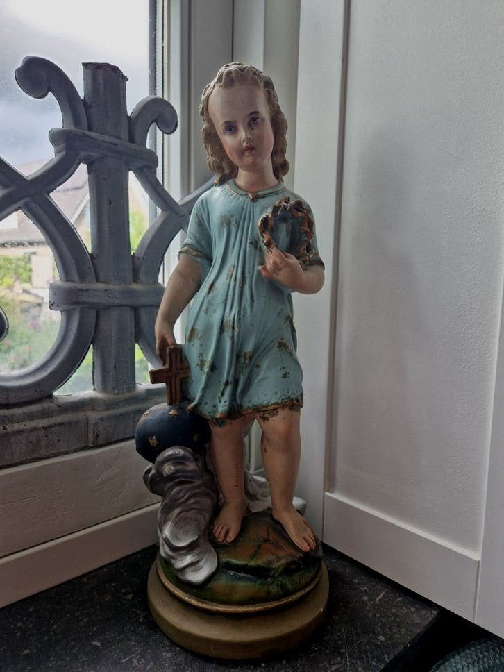groot beeld kindje Jezus Jezus en Janneke, Ophalen of Verzenden