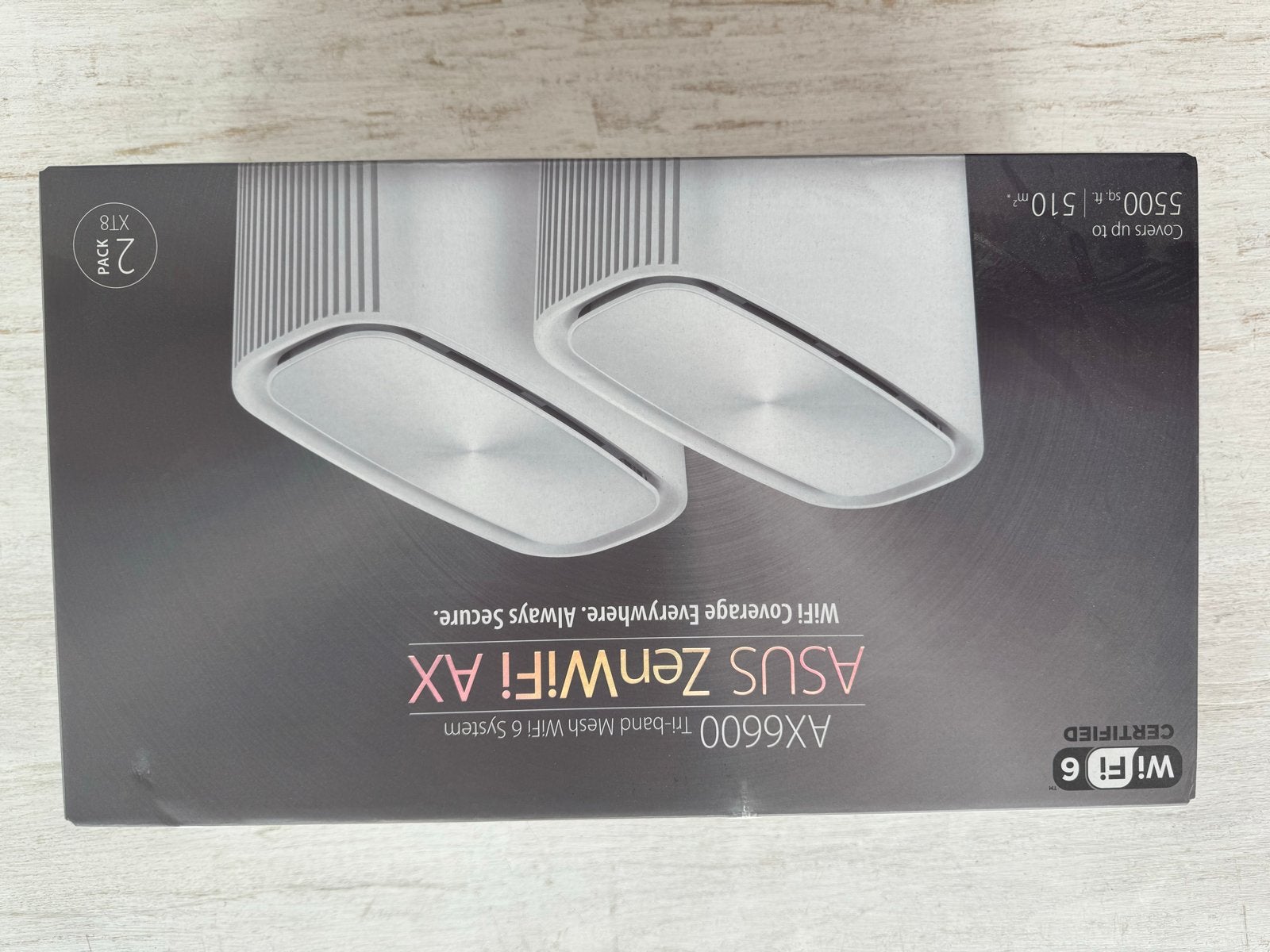 ASUS ZenWiFi AX AX6600 Tri-Band Mesh WiFi 6 Systeem (2-pack), Ophalen of Verzenden, Nieuw, Router