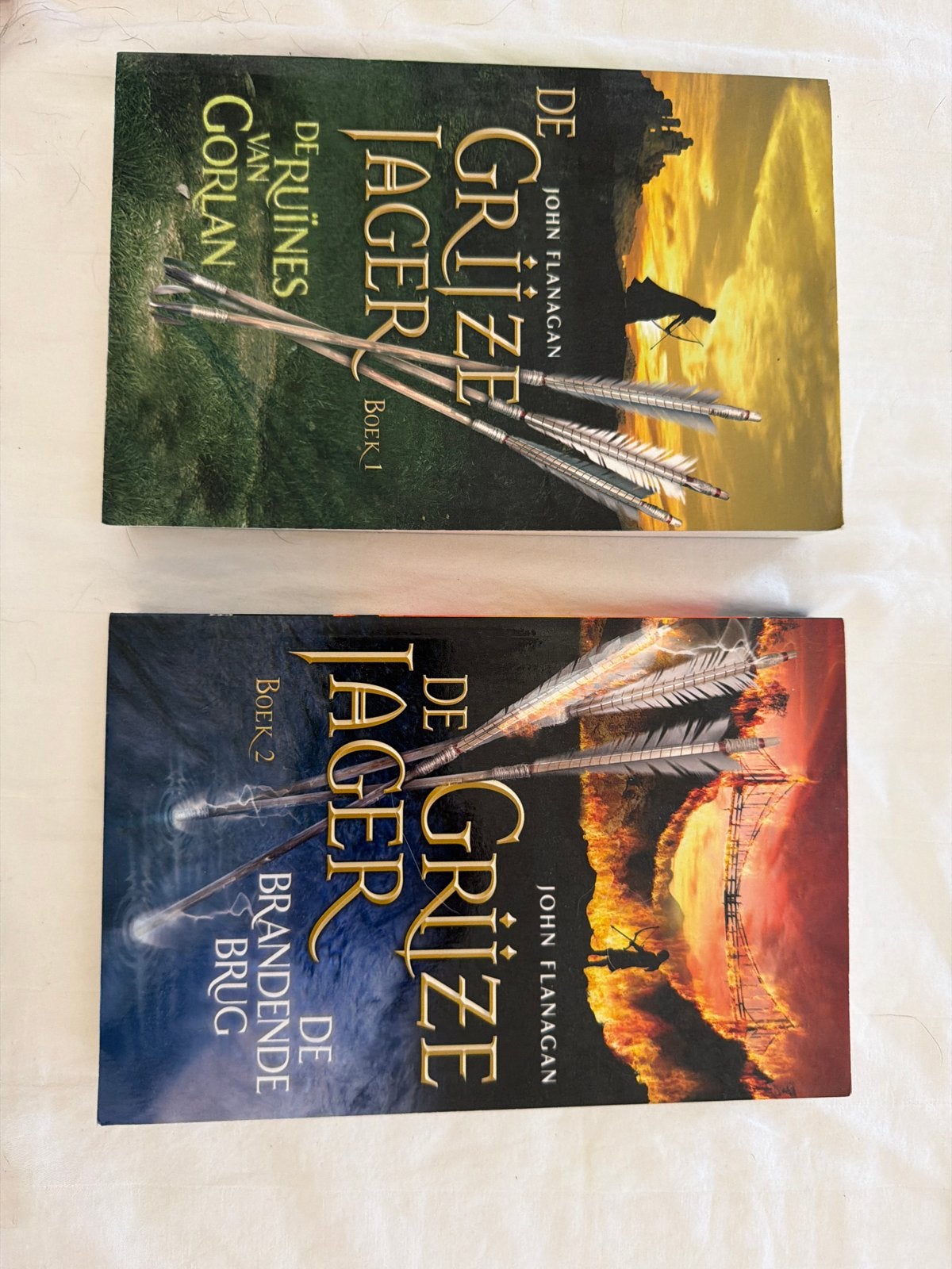 De Grijze Jager Boek 1 & 2 - John Flanagan, Ophalen of Verzenden, Gelezen