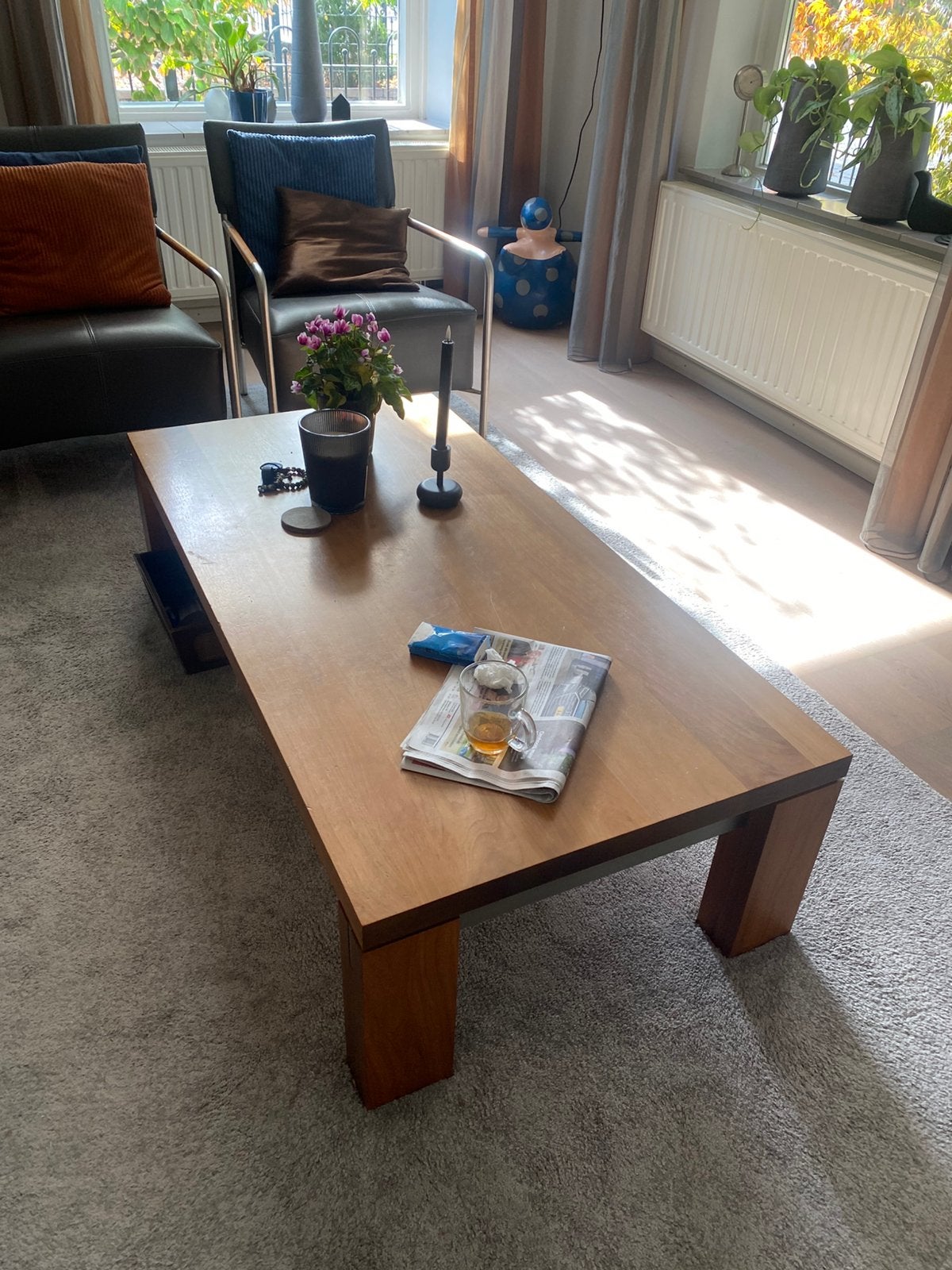 Complete Bert Plantagi woonkamerset in mooie staat, Overige materialen, Gebruikt, Vierkant, 200 cm of meer