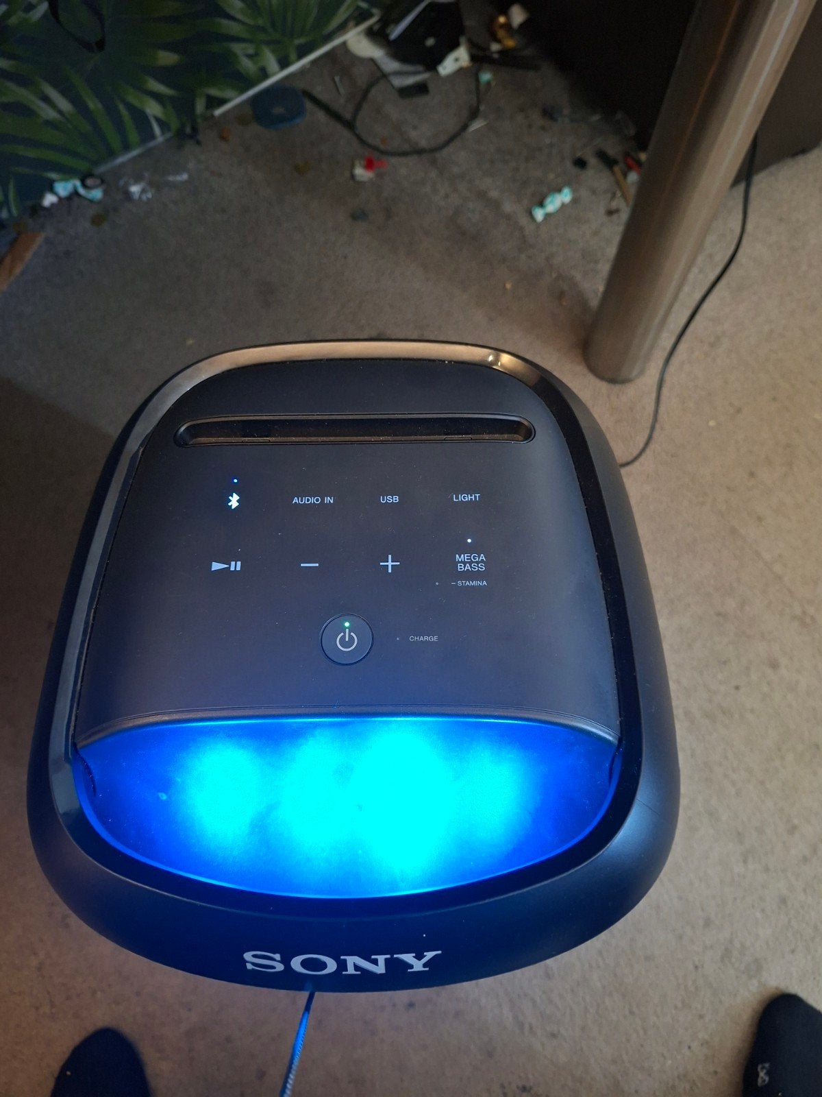 sony srs 500, Ophalen, Laadkabel