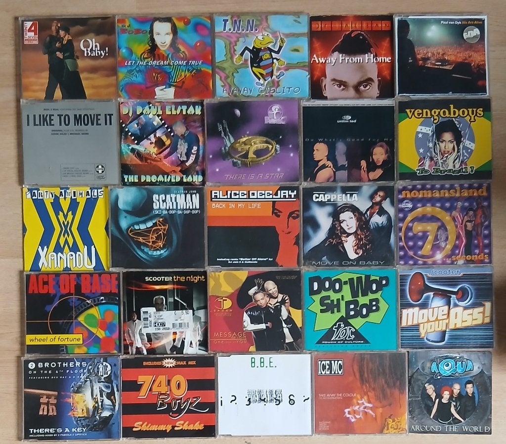 Partij Eurodance / Eurohouse/Trance CD Maxisingles 260 X, Cd's en Dvd's, Ophalen of Verzenden, Zo goed als nieuw, Dance en House