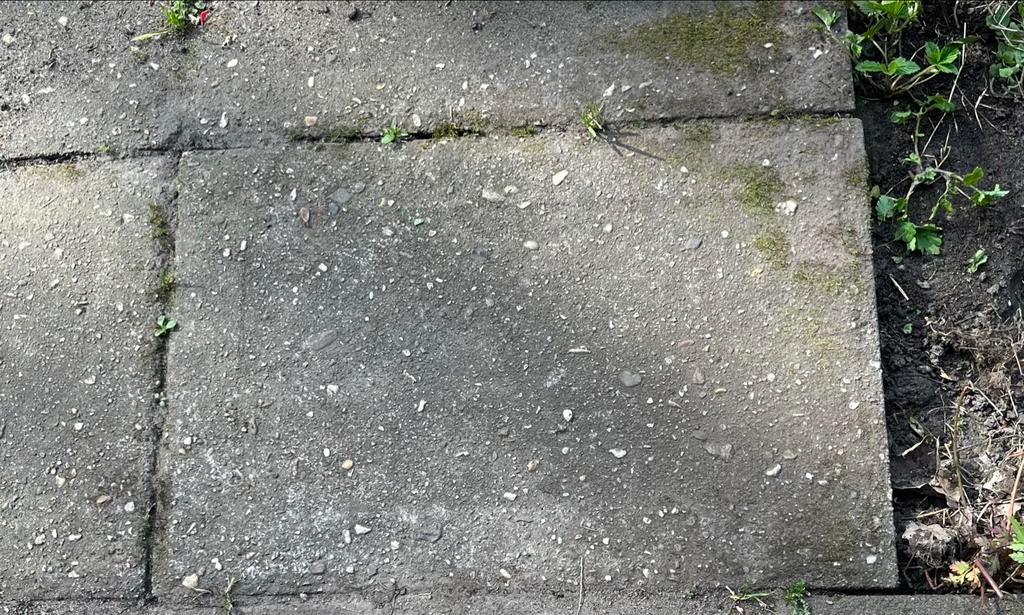 Rechthoekige betontegels voor terras of pad, Tuin en Terras, Tegels en Klinkers, Ophalen, Gebruikt, Beton, Terrastegels