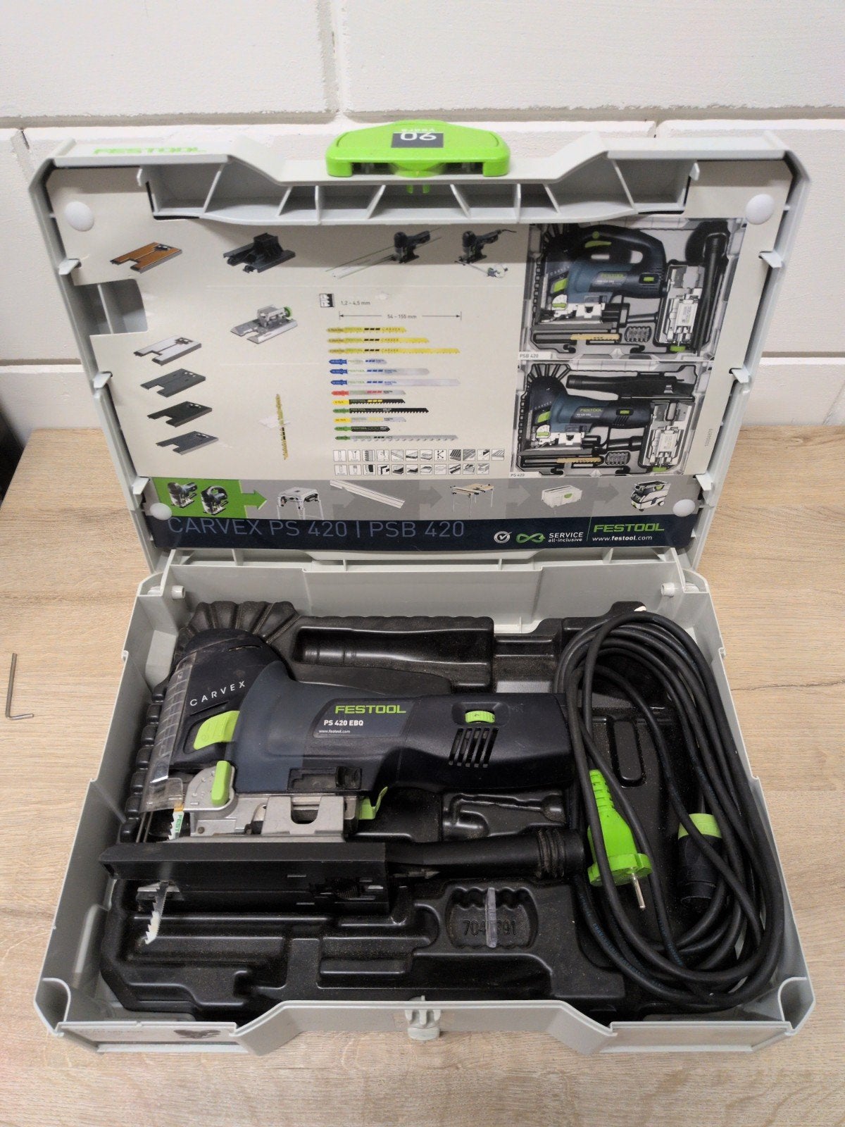 Festool PS 420 EBQ - plus decoupeerzaag in systainer
