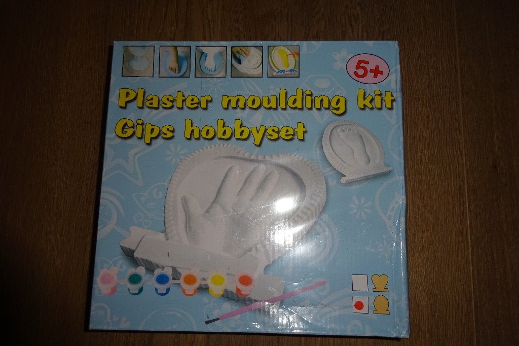 Gips hobby knutsel set, om handje/ voetje te maken, nieuw, Ophalen of Verzenden, Nieuw, Knutselen