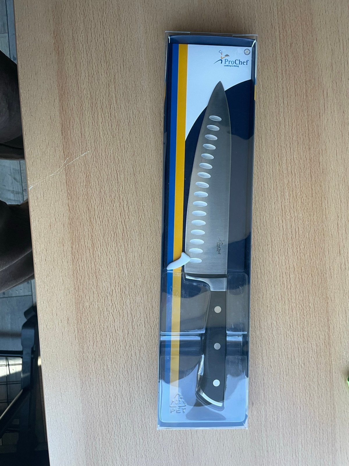 ProChef Santoku mes - Nieuw in verpakking, Overige typen, Nieuw, Ophalen of Verzenden, Zwart