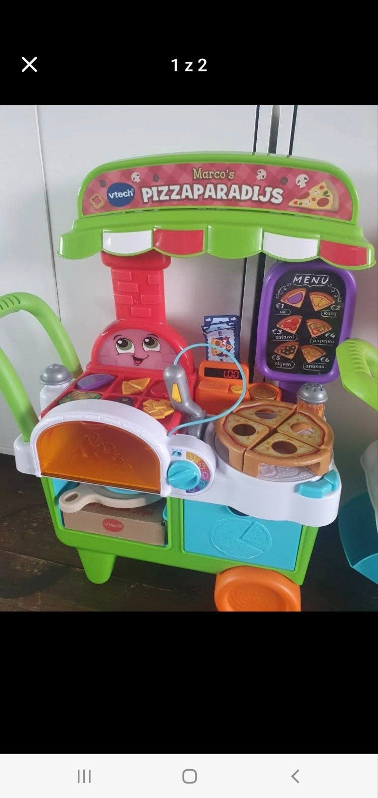 VTech Marco's Pizzaparadijs Speelgoedwagen, Ophalen of Verzenden, Gebruikt