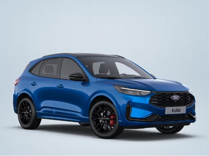 Ford Kuga 2.5 PHEV ST-Line X, Auto's, 12 maanden, Euro 6, 4 cilinders, Blauw