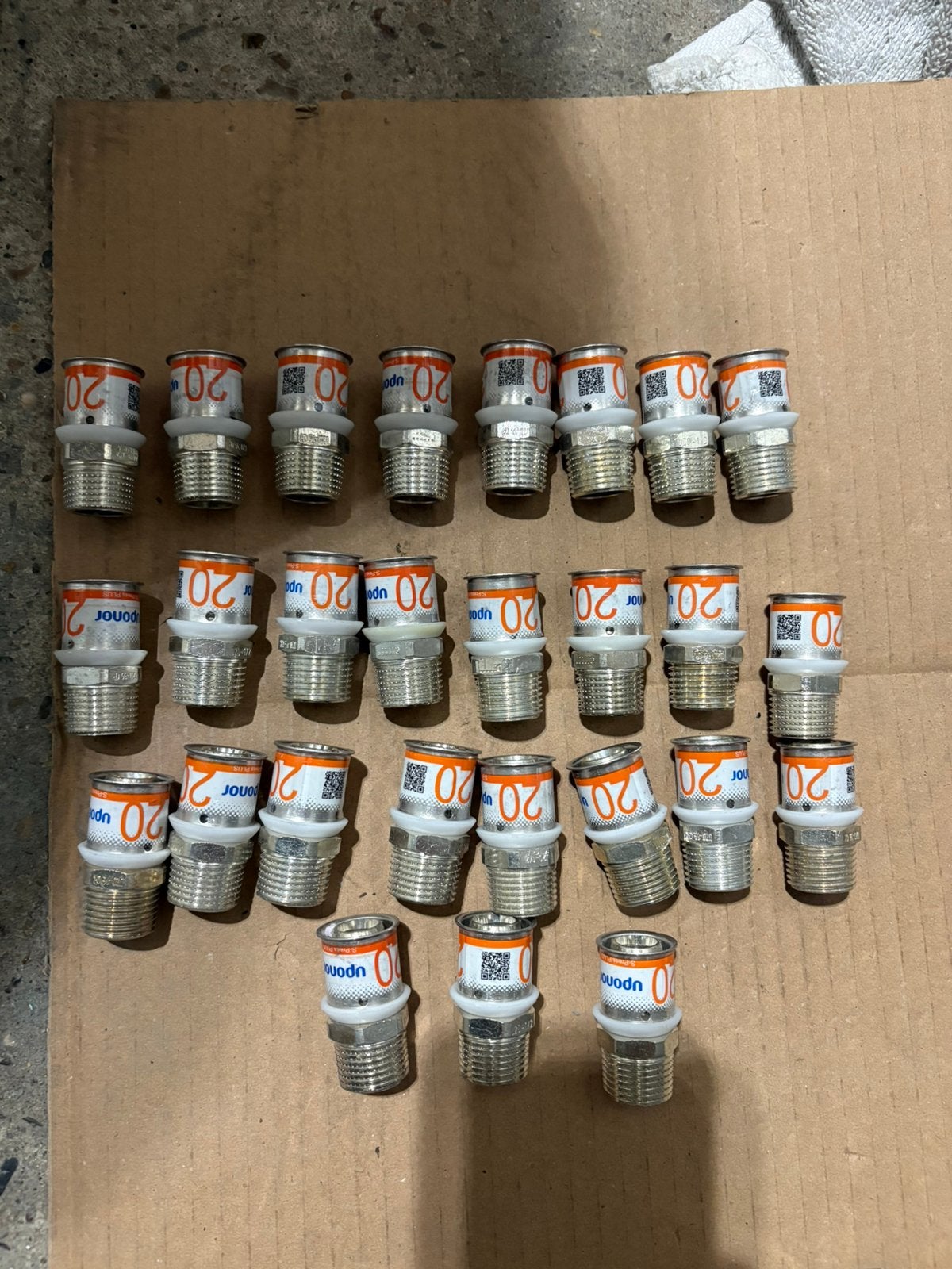 Uponor S-Press Plus perskoppeling puntstuk 20 x 1/2, Minder dan 30 cm, Overige typen, Minder dan 60 cm, Ophalen of Verzenden