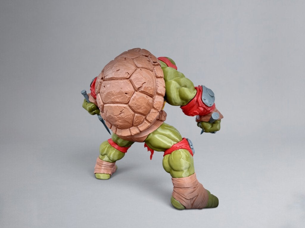 Raphael | TMNT | 30 cm | Game Figuur | 3D Geprint, Ophalen of Verzenden, Nieuw, Fantasy