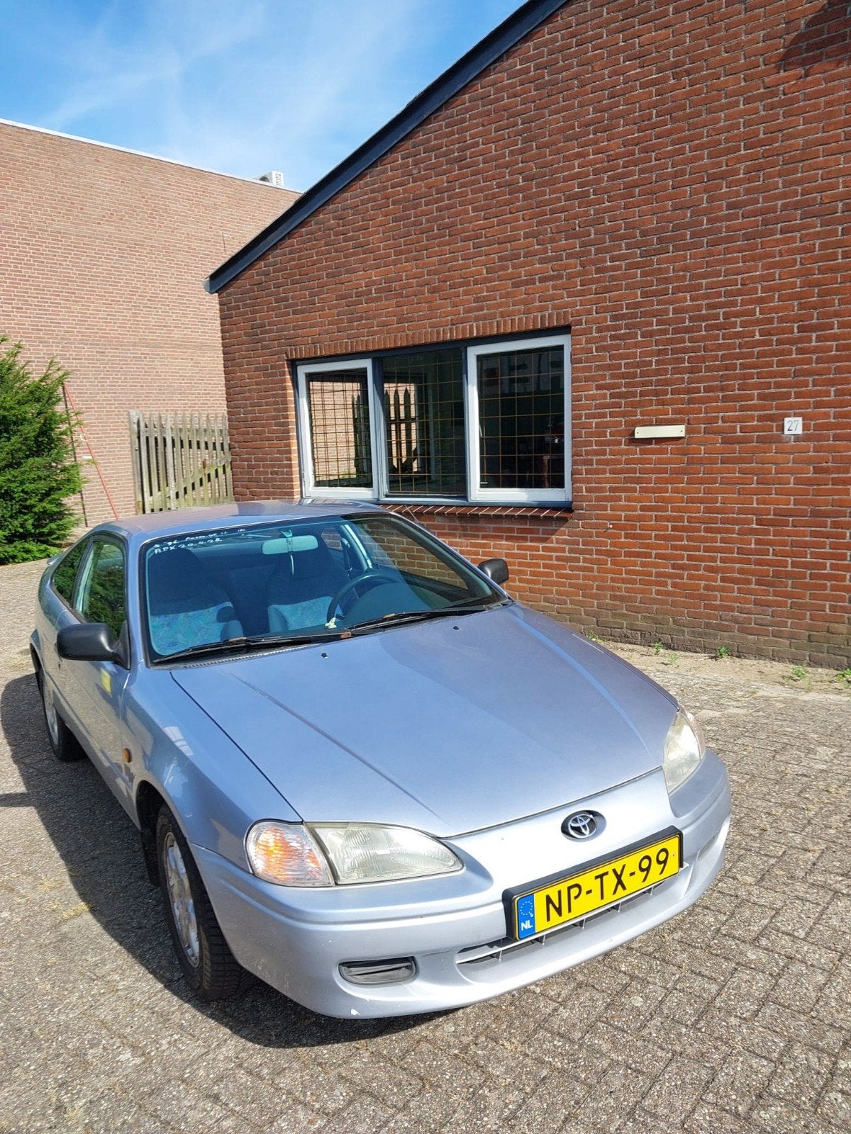 Toyota Paseo 1.5 I GT 1996 Grijs, Auto's, Toyota, Particulier, Paseo, Benzine, Coupé, Handgeschakeld, Origineel Nederlands, Zilver of Grijs