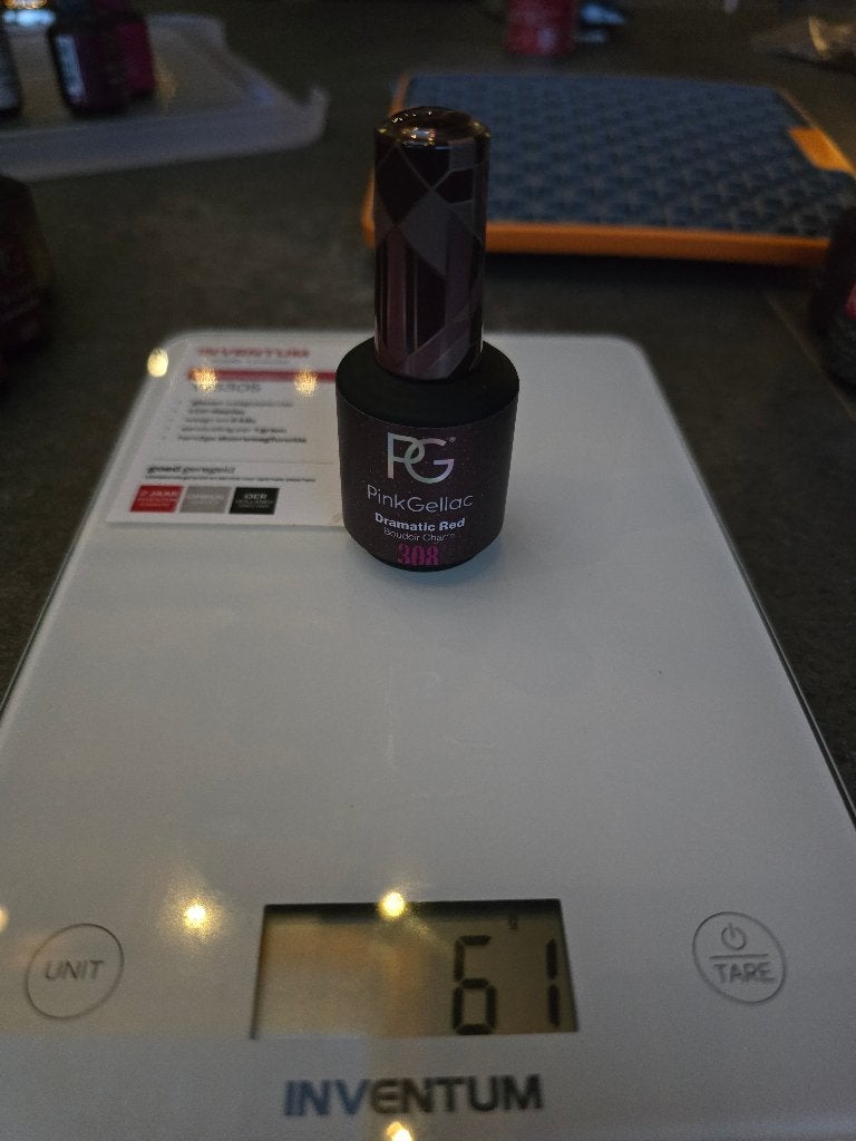 Pink Gellac 308 Dramatic Red, Gebruikt, Ophalen of Verzenden, Rood, Handen en Nagels