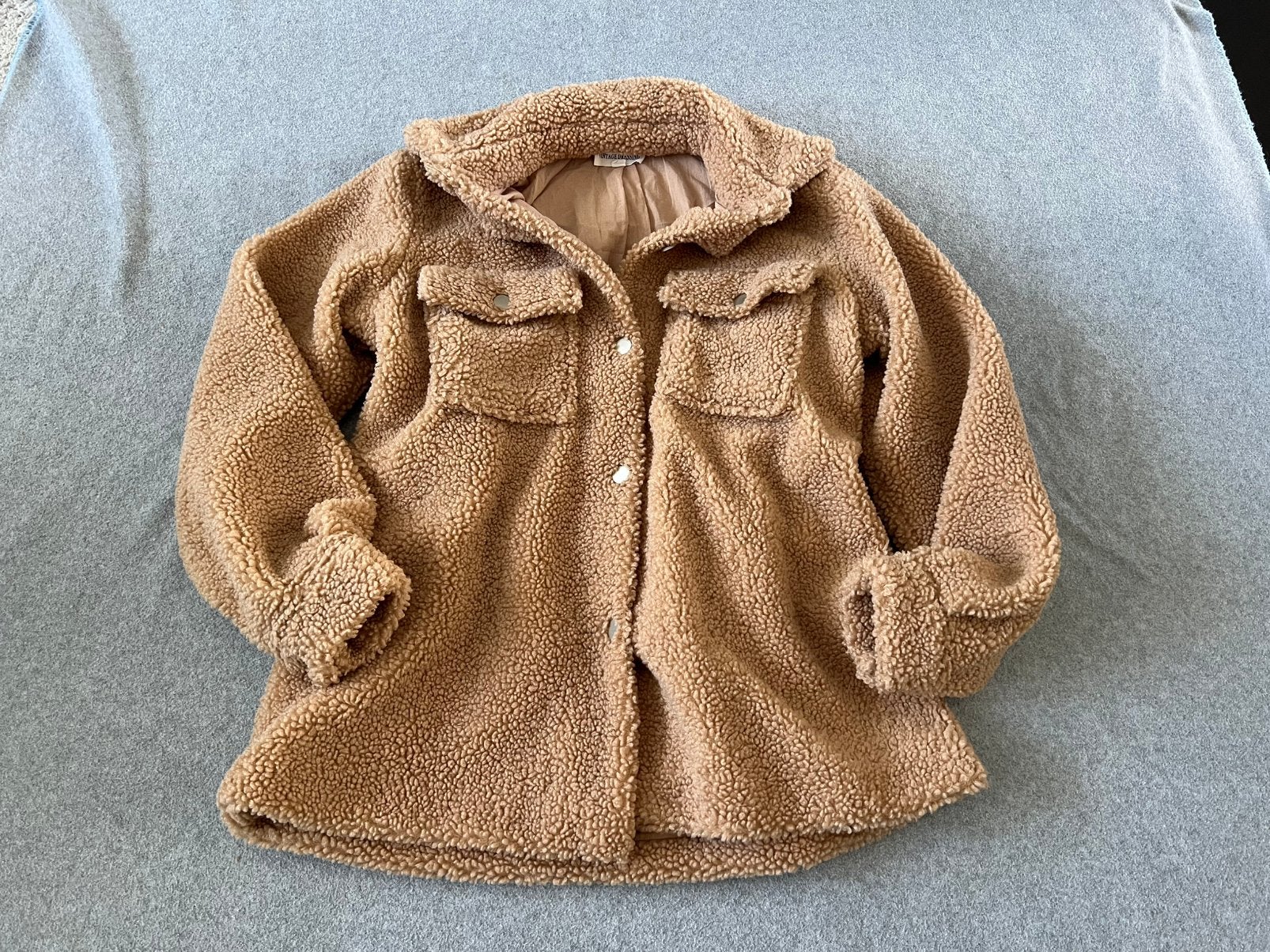 Maat S/M dames teddy vest nieuwstaat, Ophalen of Verzenden, Nieuw, Maat 38/40 (M), Bruin