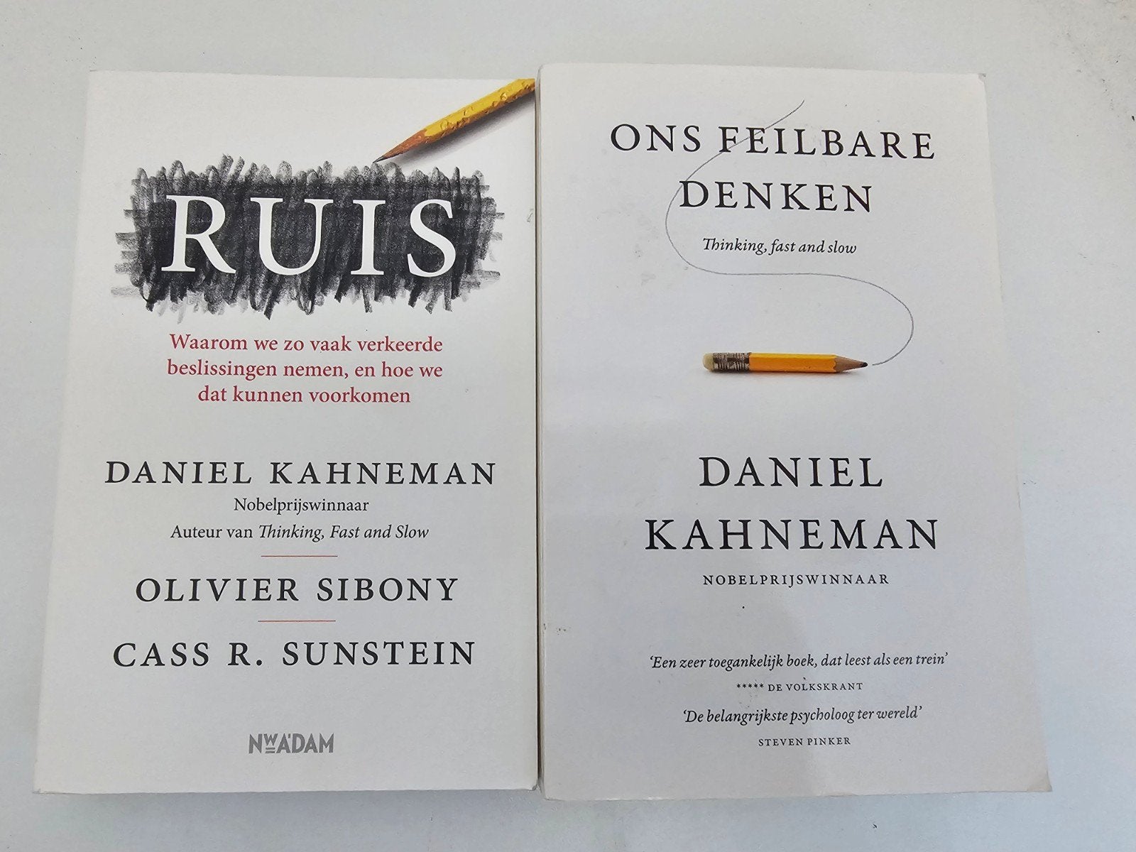 Boeken Daniel Kahneman: Ruis en Ons Feilbare Denken, Boeken, Ophalen of Verzenden, Gelezen, Daniel Kahneman, Olivier Sibony, Cass R. Sunstein