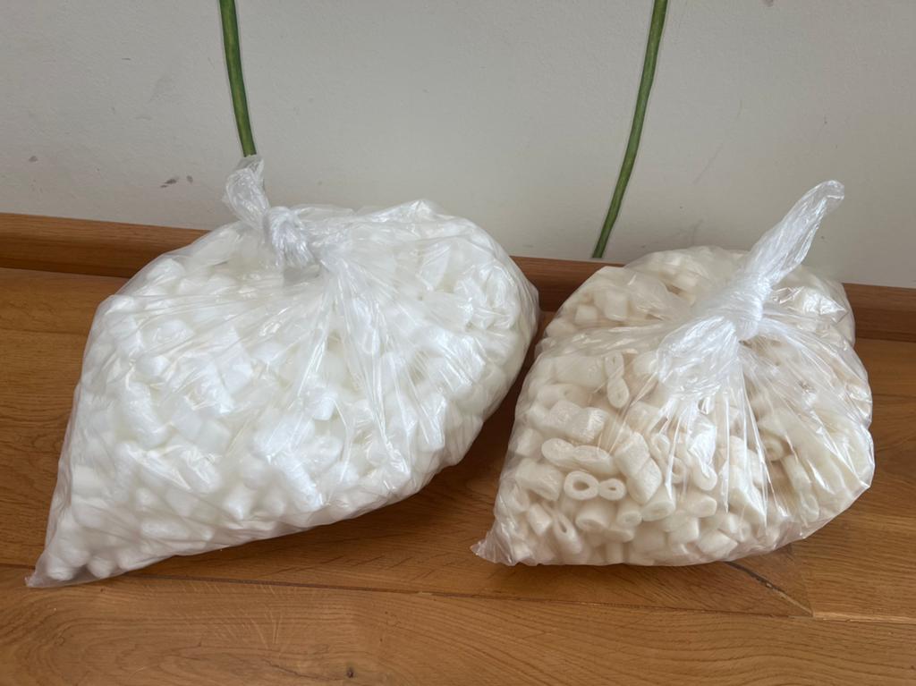Gratis verpakkings material (schumtjes) voor verzendingen, Ophalen