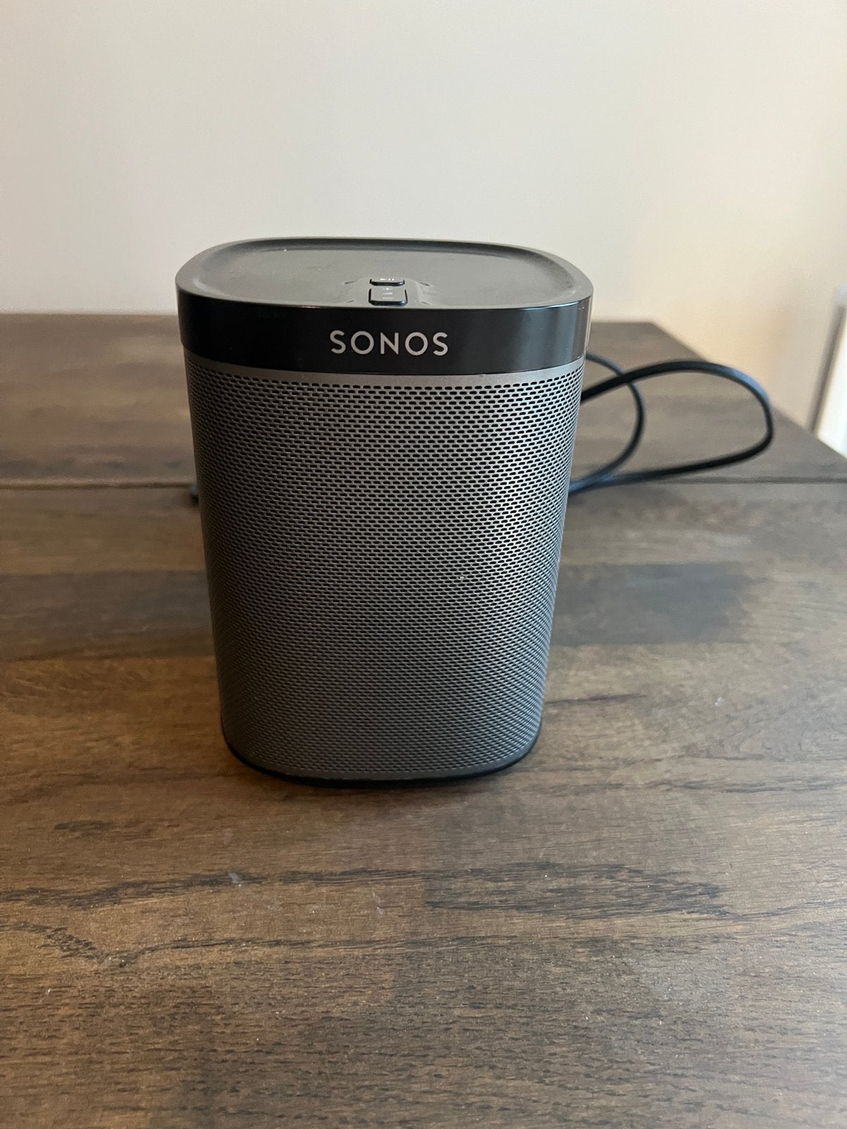 Sonos Play 1 zwart, Audio, Tv en Foto, Ophalen, Slimme speaker, Inclusief kabels, Zo goed als nieuw
