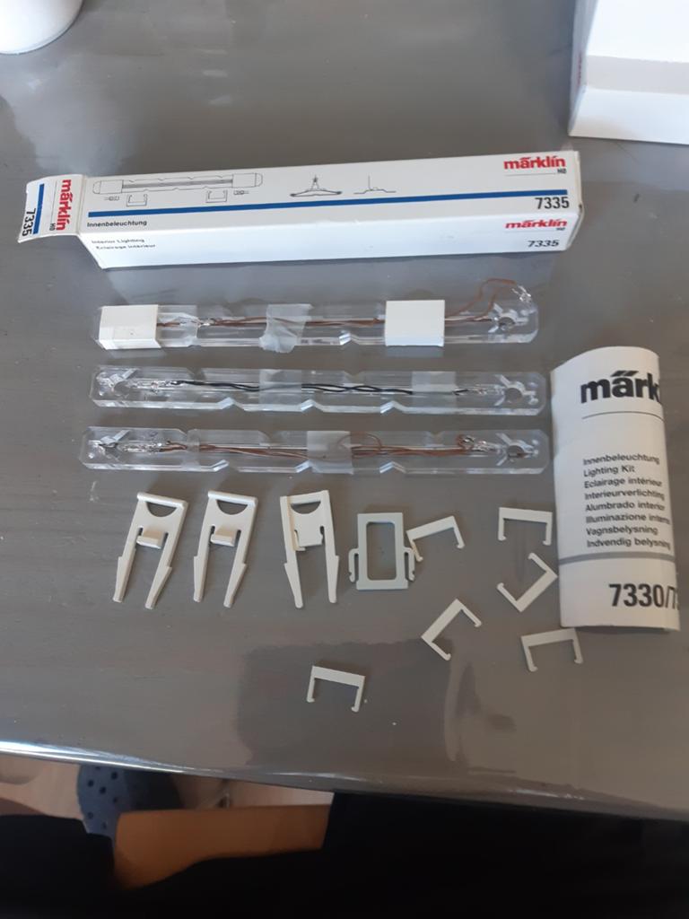 Marklin 7335 binnenverlichting rijtuigen, Hobby en Vrije tijd, Modeltreinen | H0, Wisselstroom, Gebruikt, Wagon, Ophalen of Verzenden