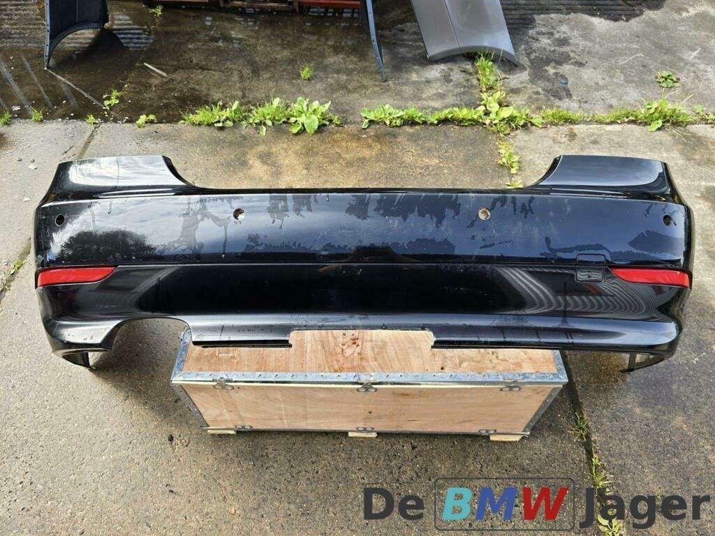 Achterbumper zwart BMW 5-serie E60 51120149318, Gebruikt, Ophalen of Verzenden, Achter, Bumper