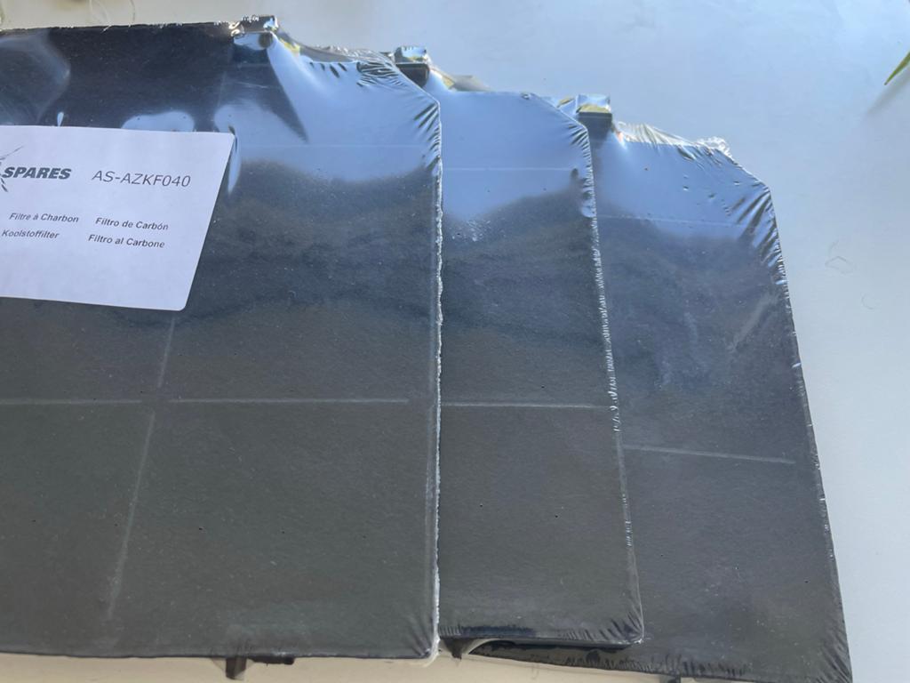 Koolstoffilters voor afzuigkap - AS-AZKF040 (3 stuks), Overige typen, Nieuw, Ophalen of Verzenden, Inbouw