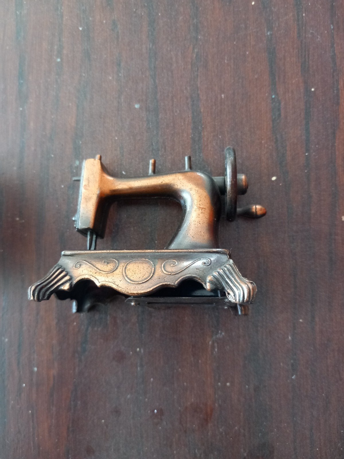 Miniatuur naaimachine puntenslijper vintage, Antiek en Kunst, Ophalen of Verzenden
