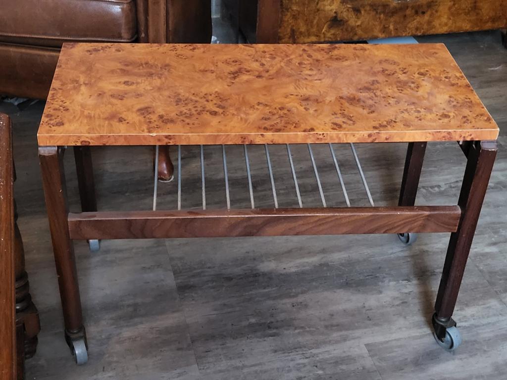 Vintage Dranken Trolley / TV Tafel Jaren '60-'70, Ophalen of Verzenden