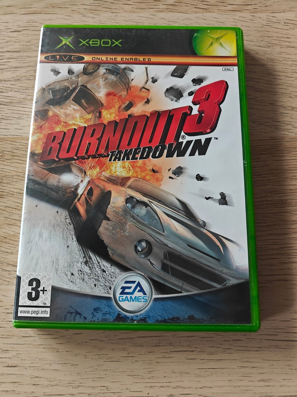 Burnout 3 Takedown - Xbox Original, Online, Gebruikt, Racen en Vliegen, 2 spelers