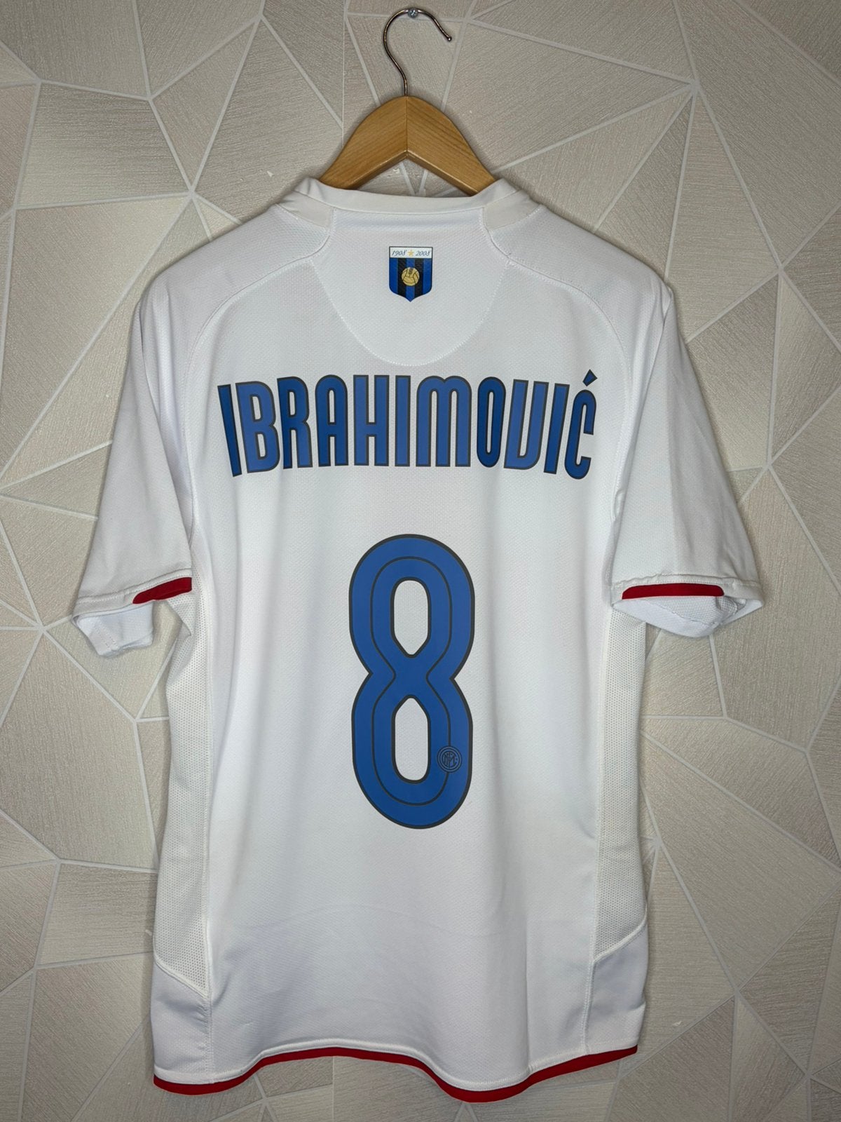 Inter Milan Uit 2007/2008 Ibrahimovic, Sport en Fitness, Voetbal, Shirt, ., Zo goed als nieuw, .
