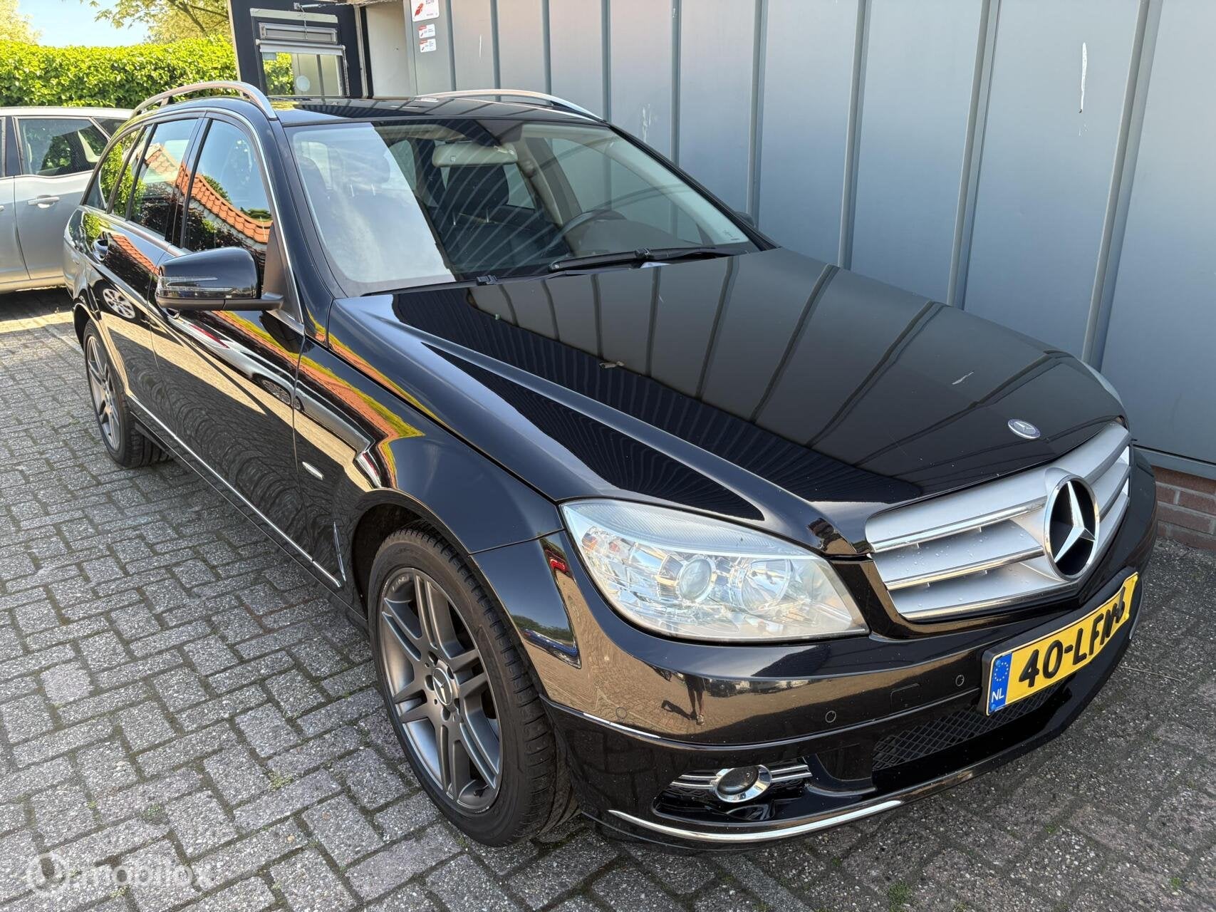 Mercedes C-klasse Estate 280 Avantgarde Automaat - Schuif/ka, Auto's, Automaat, Achterwielaandrijving, Zwart, Leder en Stof