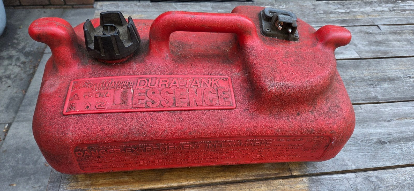 Dura-Tank Essence brandstoftank 11L voor buitenboordmotor, Ophalen, Gebruikt, Motor en Techniek