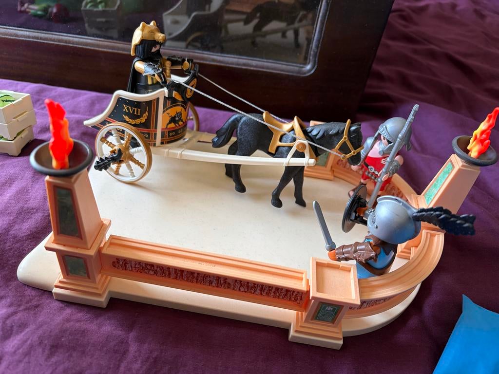 Playmobil: Romeins en Tropisch Tafereel - 2 Complete Sets, Ophalen of Verzenden, Gebruikt, Complete set