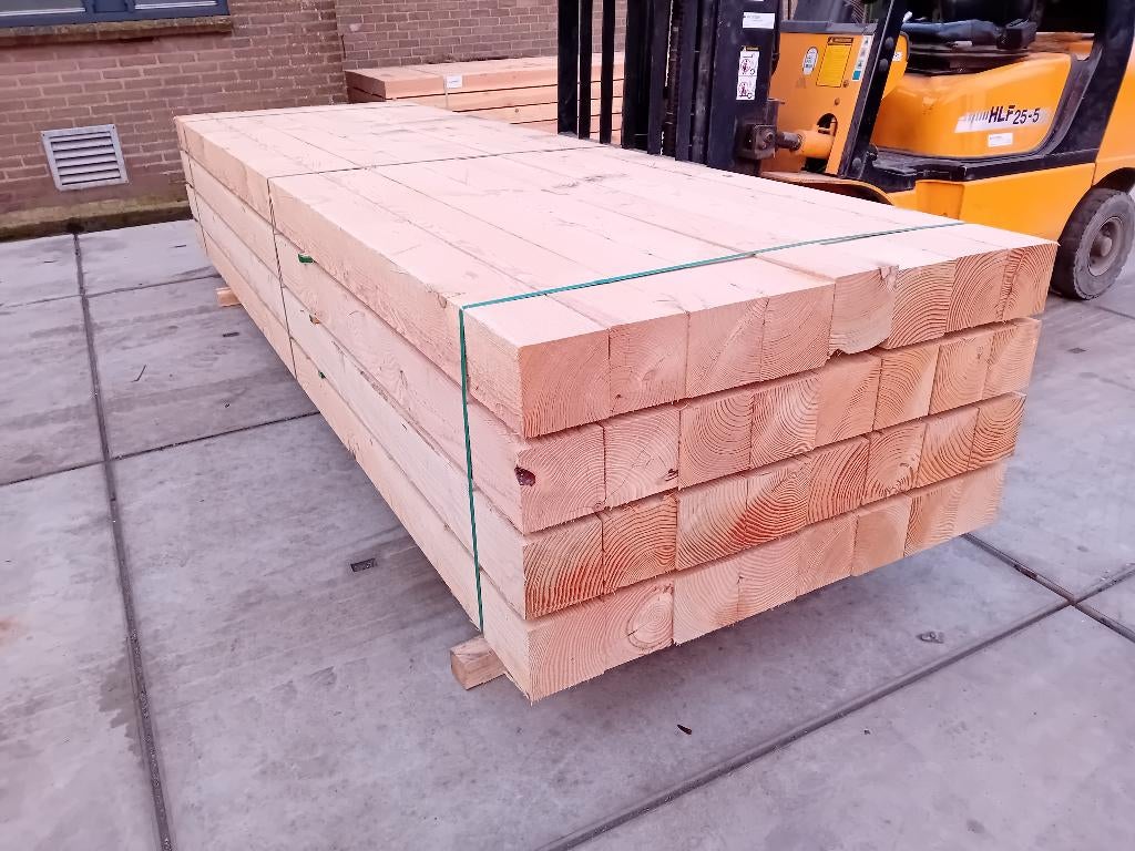 Lariks Douglas palen, balken, overkapping, 15x15 12x12 10x10, Tuin en Terras, Palen, Balken en Planken, Ophalen, Nieuw, 250 cm of meer