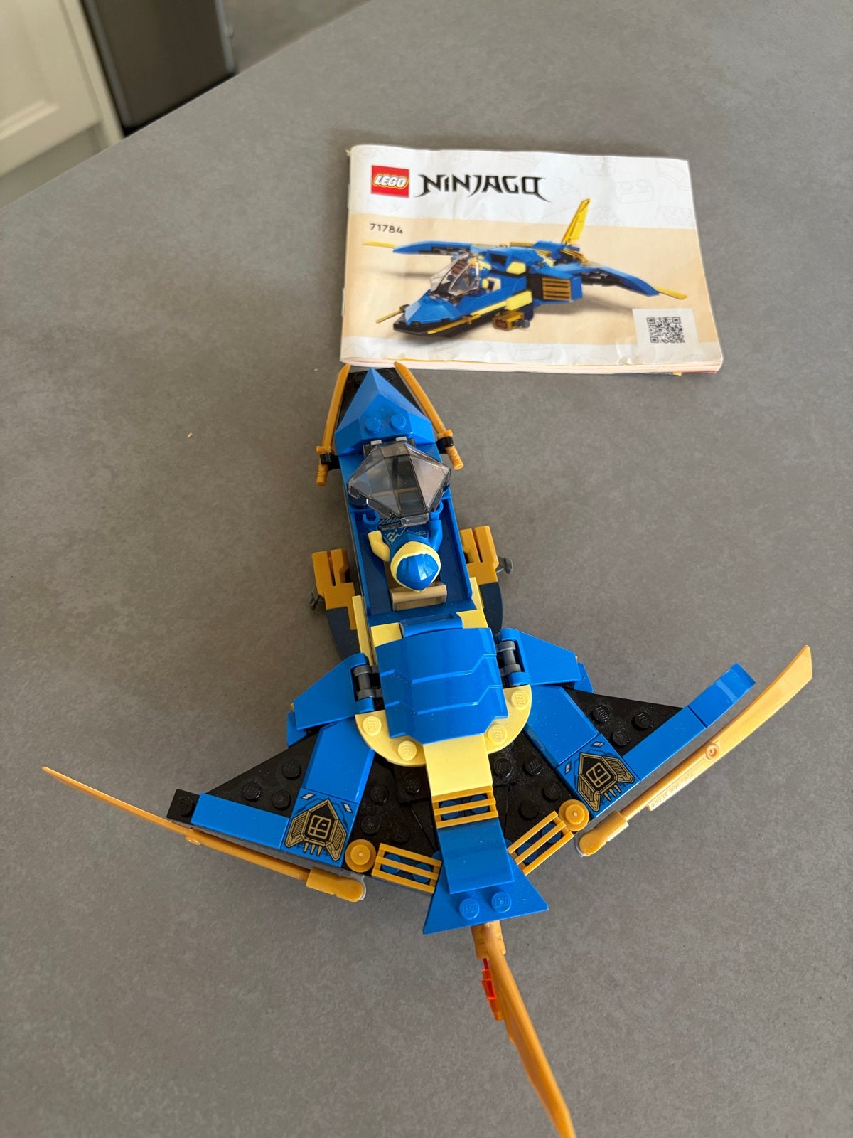 LEGO Ninjago Jay's Bliksemstraaljager 71784, Lego, Ophalen of Verzenden, Zo goed als nieuw, Compleet