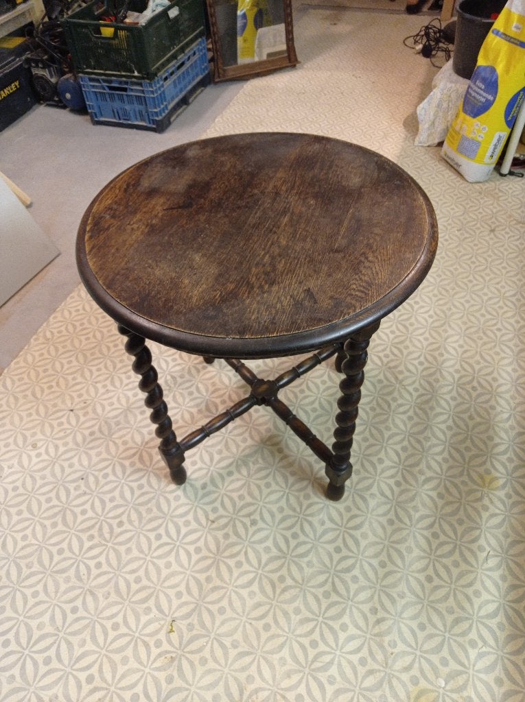 salontafeltje met bijbehorende spiegel, art deco, Ophalen
