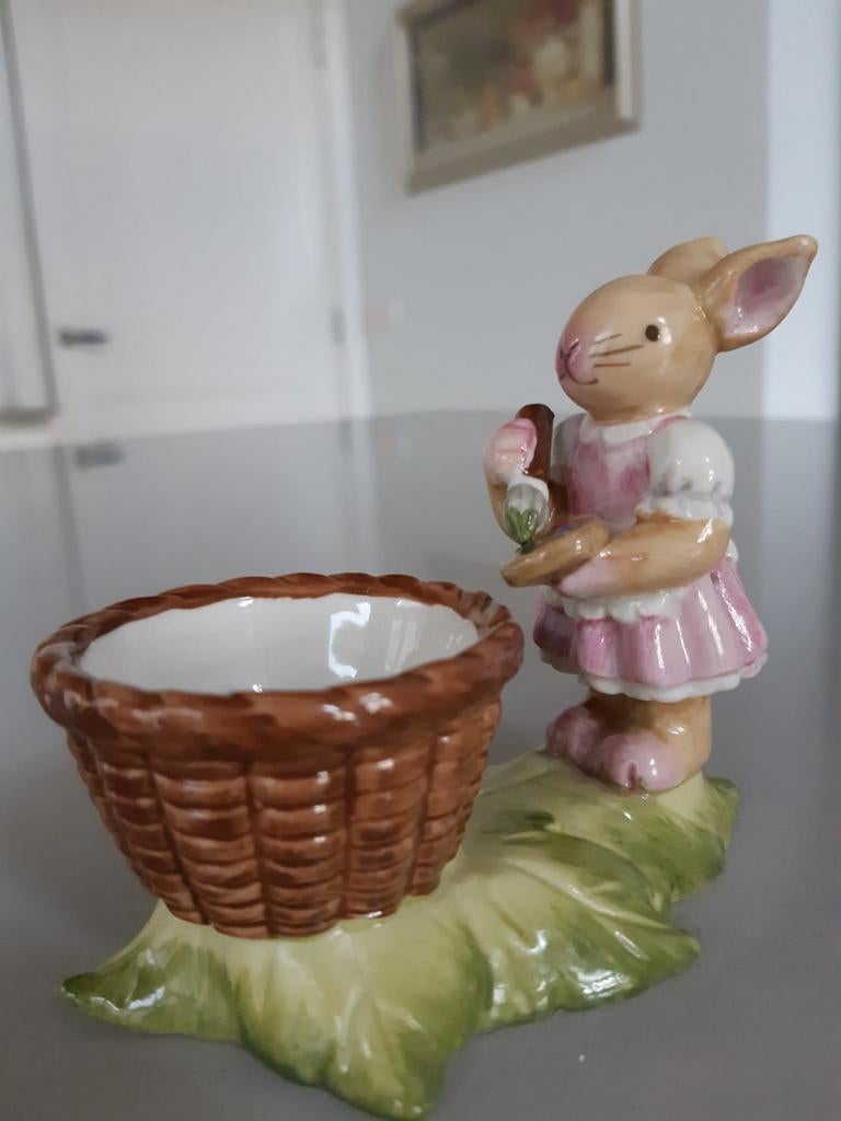 Eierdop Paashaas meisje Villeroy en Boch Bunny Family, Ophalen of Verzenden