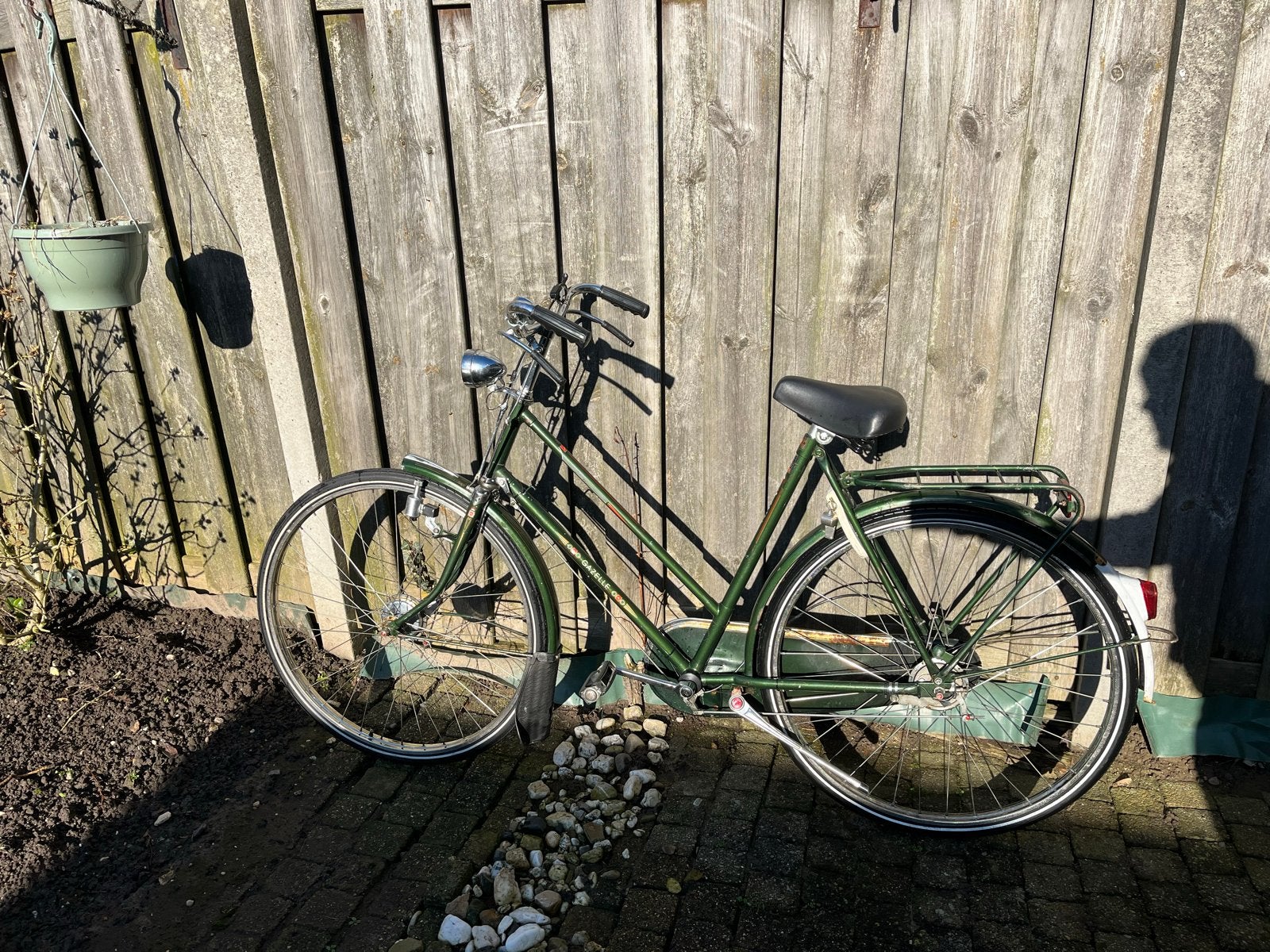 Gazelle Impala Damesfiets - Klassiek Groen, Ophalen, Terugtraprem, Gazelle, 53 tot 56 cm
