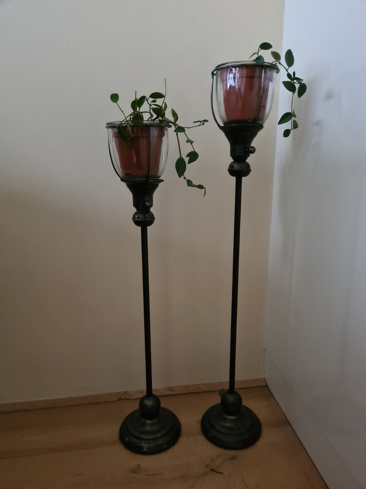 bronzen kandelaars 76 en 86 cm, Ophalen, Overige materialen