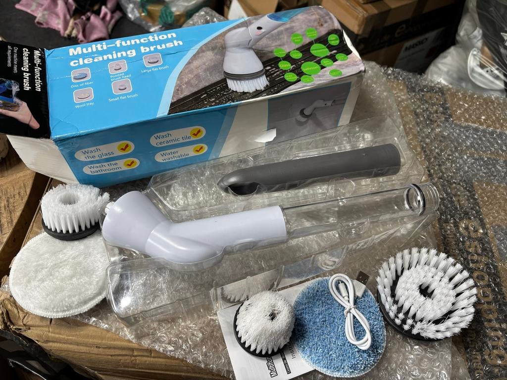 Nieuw MultifunctioneleDraadlozeElektrische Schoonmaakborstel, Ophalen of Verzenden, Bezem of Borstel